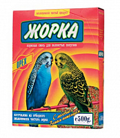 Жорка корм для волнистых попугаев с орехами, 500 гр